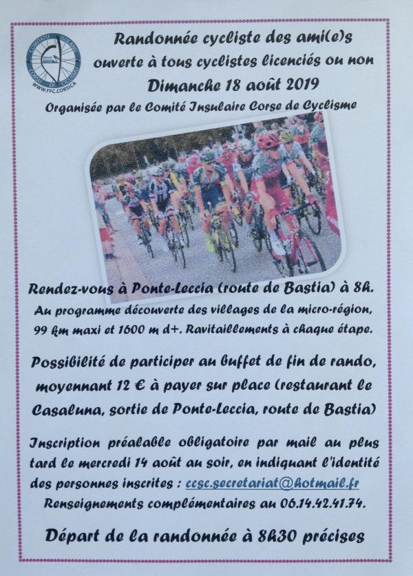 actualité Randonnées cycliste des ami(e)s